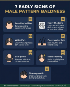 7 Early Signs of Male Pattern Baldness You Shouldn't Ignore